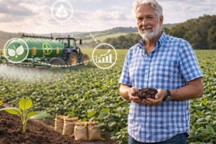 Biofertilizante como revolução mostra que solo fértil pode gerar produtividade com menor impacto ambiental, afirma Aldo Vendramin.