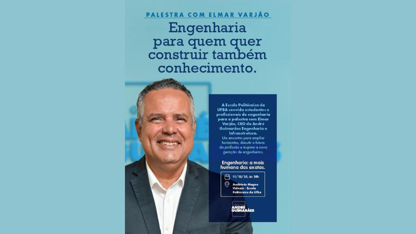 Saiba de que forma a engenharia de infraestrutura influencia o desenvolvimento urbano e a ocupação do território, segundo Elmar Juan Passos Varjão Bomfim.