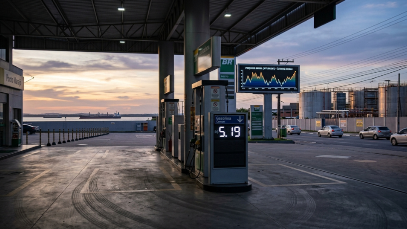 Gasolina em Belém cai, mas petróleo mais caro reacende dúvida sobre os preços nos próximos dias